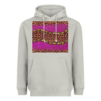 Moon Dust mardi gras  leopard pink glitter bead Heavyweight Hoodie - BarkalooDesign