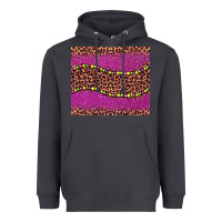 Smoke mardi gras  leopard pink glitter bead Heavyweight Hoodie - BarkalooDesign