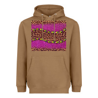 Toasted Coconut mardi gras  leopard pink glitter bead Heavyweight Hoodie - BarkalooDesign