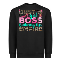Black just a girl boss building her empire Heavyweight Sweatshirt - texasbilliewilder