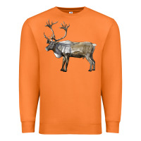 Carrot reindeer buck deer Premium Sweatshirt - LillyAllenDesigns