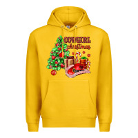 Lemon Cowgirl Christmas Premium Hoodie - AdoDesignShop