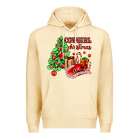 Pina Colada Cowgirl Christmas Premium Hoodie - AdoDesignShop