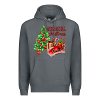 Rock Cowgirl Christmas Premium Hoodie - AdoDesignShop