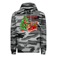 Slate Camo Cowgirl Christmas Premium Hoodie - AdoDesignShop