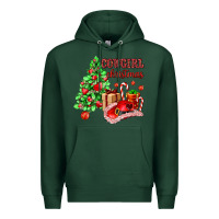 Sports Green Cowgirl Christmas Premium Hoodie - AdoDesignShop