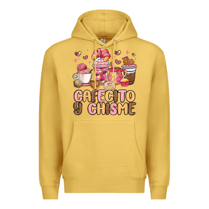 Cafecito Y Chisme Premium Hoodie by MaliasSmallBusiness | Teevron
