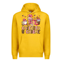 Lemon cafecito y chisme Premium Hoodie - MaliasSmallBusiness