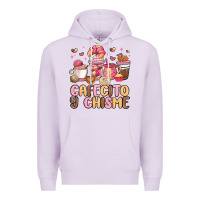Lilac cafecito y chisme Premium Hoodie - MaliasSmallBusiness