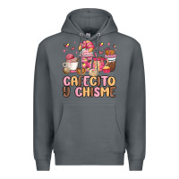 Rock cafecito y chisme Premium Hoodie - MaliasSmallBusiness
