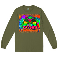 Army Green lgbtq gaymer and gender symbol tumbler Long Sleeve Tee - HRA Design Shop