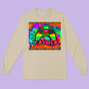 Lgbtq Gaymer And Gender Symbol Tumbler Long Sleeve Tee Designed By Hra Design Shop