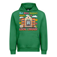 Emerald hot girls support their local library Urban Hoodie - Artiststas