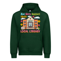Forest Green hot girls support their local library Urban Hoodie - Artiststas