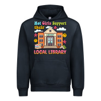 Navy hot girls support their local library Urban Hoodie - Artiststas