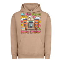Pigment Burro hot girls support their local library Urban Hoodie - Artiststas