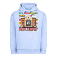 Pigment Grape Ice hot girls support their local library Urban Hoodie - Artiststas