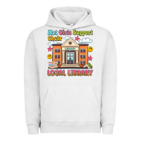 Pigment Lunar Rock hot girls support their local library Urban Hoodie - Artiststas