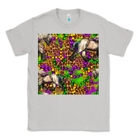 Moon Dust mardi gras leopard horse seamless pattern Classic Tee - FaDigitalArtStudio