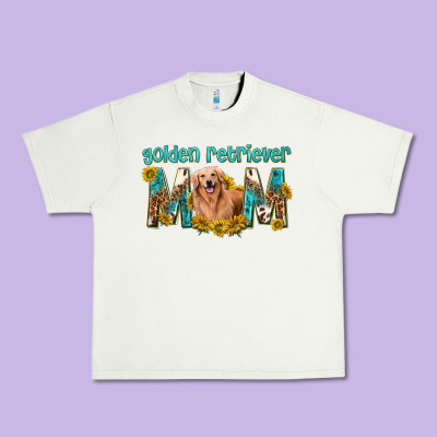 Western Golden Retriever Mom Urban Heavy Tee Designed By Texasbilliewilder