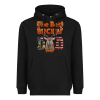 Black The Best Bucking Dad Ever Heavyweight Hoodie - LillyAllenDesigns