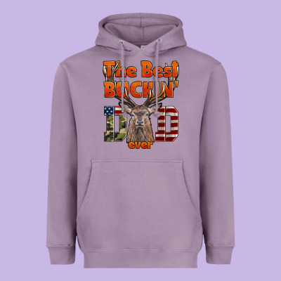 The Best Bucking Dad Ever Heavyweight Hoodie Designed By Lillyallendesigns