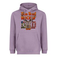 Lavender The Best Bucking Dad Ever Heavyweight Hoodie - LillyAllenDesigns