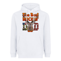 White The Best Bucking Dad Ever Heavyweight Hoodie - LillyAllenDesigns