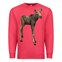 Cardinal moose fawn deer Premium Sweatshirt - LillyAllenDesigns