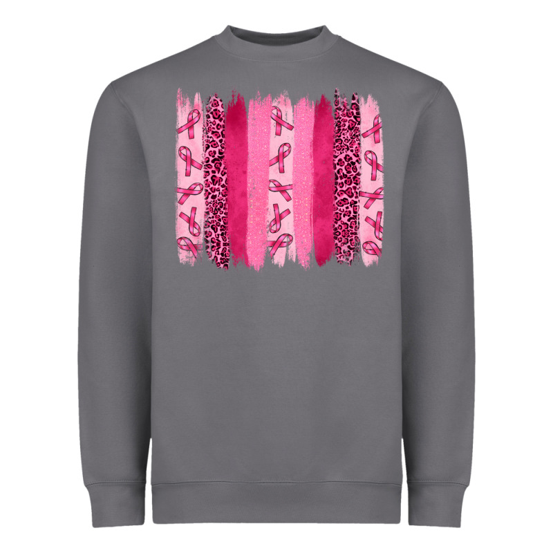 Breast Cancer Brushstrokes Heavyweight Sweatshirt by RanaPortraitStore | Teevron