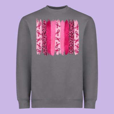 Heavyweight Sweatshirt Breast Cancer Brushstrokes