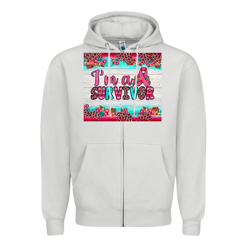 I'm A Survivor Zipper Hoodie by JahusDesignShop | Teevron