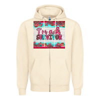 Sandshell i'm a survivor Zipper Hoodie - JahusDesignShop