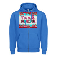 True Royal i'm a survivor Zipper Hoodie - JahusDesignShop
