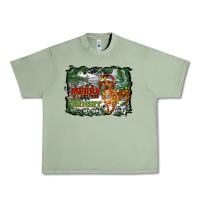 Oil Green merry and bright  dachshund with farm Urban Heavy Tee - RanaPortraitStore