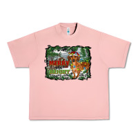 Salmon merry and bright  dachshund with farm Urban Heavy Tee - RanaPortraitStore