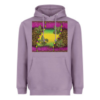 Lavender mardi gras  leopard pink glitter Heavyweight Hoodie - BarkalooDesign