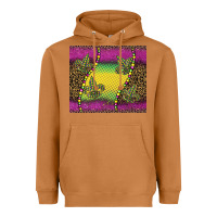 Meerkat mardi gras  leopard pink glitter Heavyweight Hoodie - BarkalooDesign