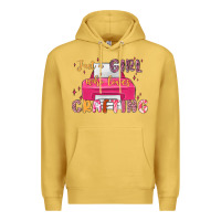 Antique Gold just a girl who loves crafting Premium Hoodie - MaliasSmallBusiness