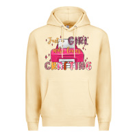 Pina Colada just a girl who loves crafting Premium Hoodie - MaliasSmallBusiness