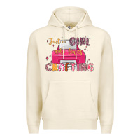 Tofu just a girl who loves crafting Premium Hoodie - MaliasSmallBusiness