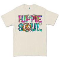 Bone hippie soul with tie dye and flowers Premium Tee - Artiststas