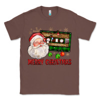 Chestnut Merry christmas santa cassette Classic Tee - FaDigitalArtStudio