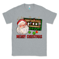 Heather Grey Merry christmas santa cassette Classic Tee - FaDigitalArtStudio
