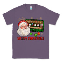 Lavender Merry christmas santa cassette Classic Tee - FaDigitalArtStudio