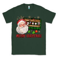Sports Green Merry christmas santa cassette Classic Tee - FaDigitalArtStudio