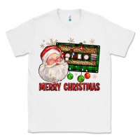 White Merry christmas santa cassette Classic Tee - FaDigitalArtStudio