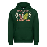 Forest Green smoke away a sh tty day Urban Hoodie - Artiststas