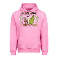 Fuchsia Pink smoke away a sh tty day Urban Hoodie - Artiststas