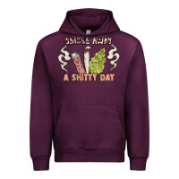 Mauve Wine smoke away a sh tty day Urban Hoodie - Artiststas